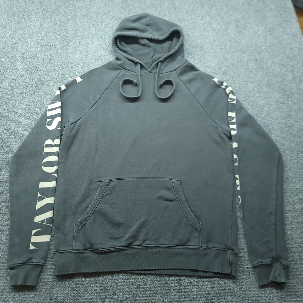 Taylor Swift The Eras Tour Hoodie Charcoal Gray Graphic Concert Merch XS